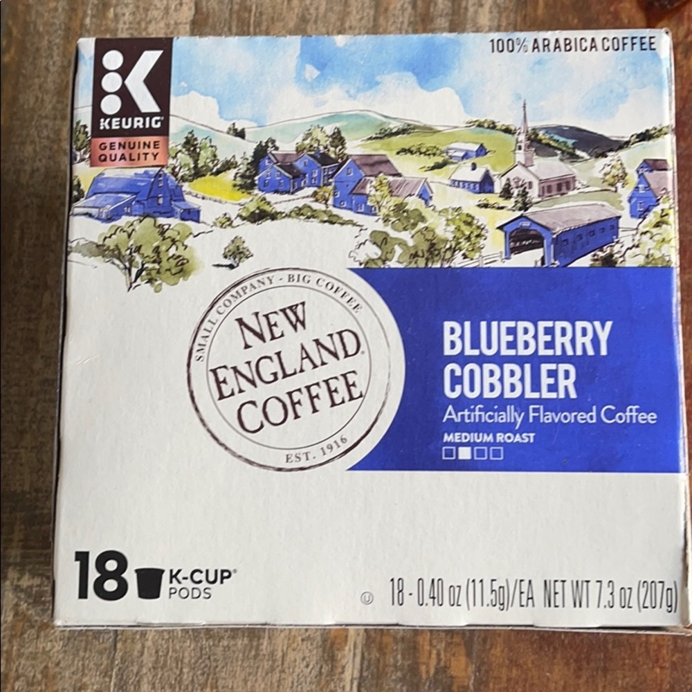 New England Blueberry Cobbler k cup coffee